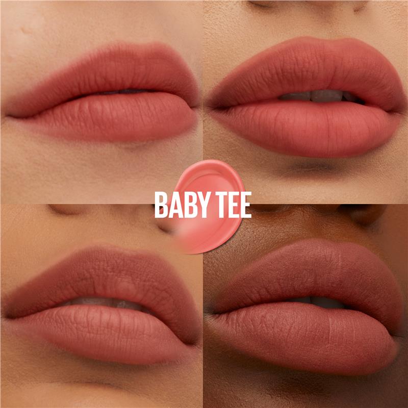 Maybelline Superstay Teddy Tint Lipstick Baby Tee
