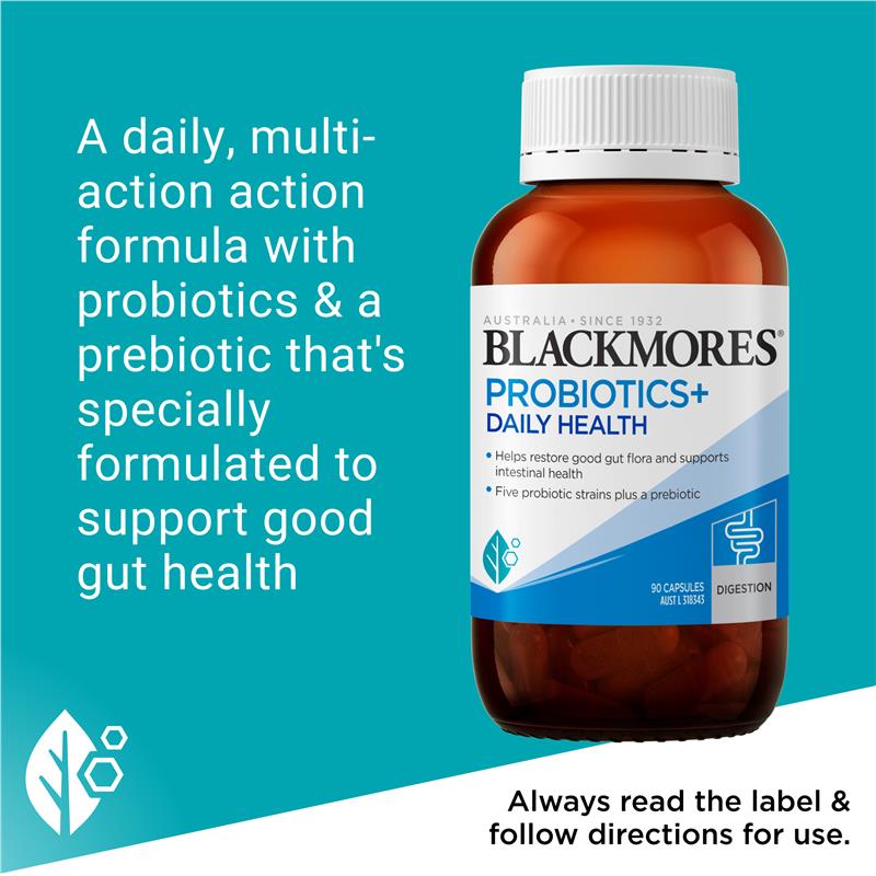 Blackmores Probiotics+ Daily Health 90 Capsules