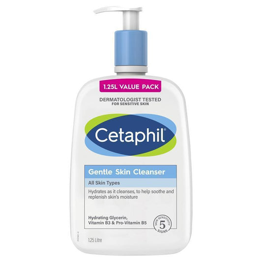 Cetaphil Gentle Skin Cleanser for Face & Body 1.25L